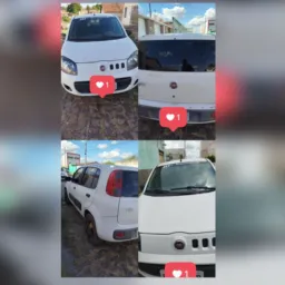 RIFA - Fiat Uno Vivace 1.0, ano 2015, modelo 2016, branco + 2.500 juntamente com 🚙