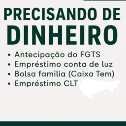 VENDAS,  EMPRÉSTIMOS FGTS, CLT, BOLSA FAMÍLIA, CONTA DE LUZ E VAGA HOME OFFICE
