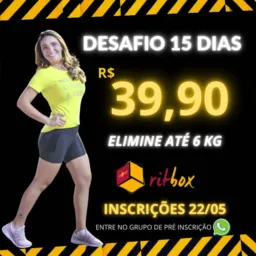 PRÉ INSCRIÇÃO DESAFIO 15 DIAS