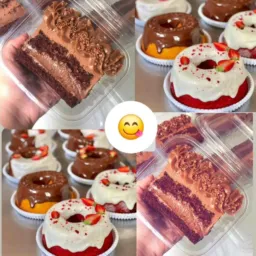 Minis bolo e fatias de bolos da irmã francisca😋🥰