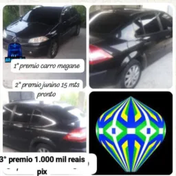 AÇÃO, CARRO MEGANE OU PIX DE 6 MIL  ,JUNINO.DE 15 MTS .PIX DE 1.000 💠💫