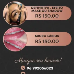 MICROPIGMENTAÇÃO MAZAGÃO NOVO / CARVÃO/ MAZAGÃO VELHO