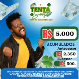Tentar sorte vendedora Lucicleia