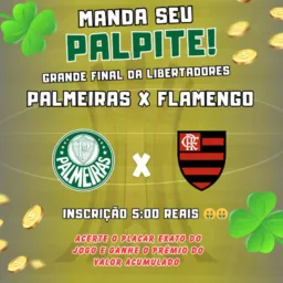 Bolão da Final da Copa Libertadores 🟢 x 🔴🤑✅