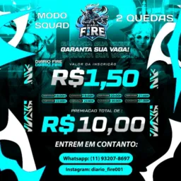 PRÉ INSCRIÇÃO DIÁRIO FIRE🩵