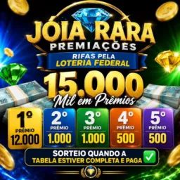 💸15.0000 MIL EM PRÊMIOS DO 1° AO 5°💸💰