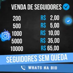 VENDAS SEGUIDORES 💥✅