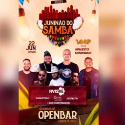 🔥🌽 *Juninão do Samba* 🔥🌽 22/06 Sáb