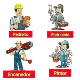 Grupo de serviço gerais eletricista pintura mecânica pedreiro carpinteiro cortes grama e etc...geral