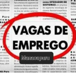 📝Vaga de emprego Manacapuru👩🏻💻