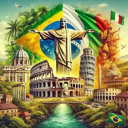 BRASIL A ITÁLIA VIVER MELHOR. ✈️Viajesempre.comdoben✈️