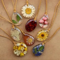 Vendas de colar com flores.naturais