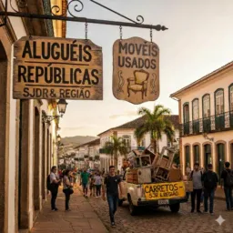 Alugueis, Republicas, Móveis Usados e Carretos – SJDR e Região