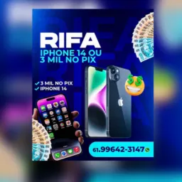 iPhone 📲 14 ou 3 mil na sua conta 💸