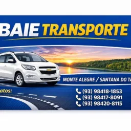 BAIÉ TRANSPORTE 🚗 MONTE ALEGRE 🚗 SANTANA DO TAPARÁ 🚗🚗🤝🤝🙌🏻🙌🏻