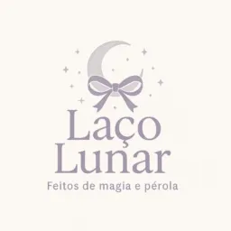🎀 Laço Lunar feito de magia e pérola