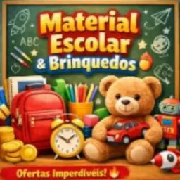 📚🧸 GRUPO DE ACHADINHOS – MATERIAL ESCOLAR & BRINQUEDOS #3