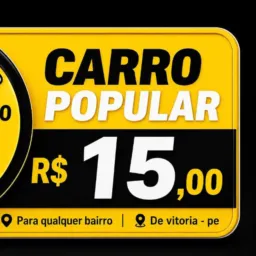 CARRO POPULAR de 6:00 as 22:00