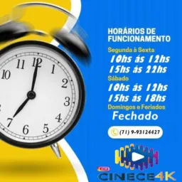 Programação Diária CineCE 4K