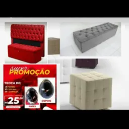 Tapeçaria dos estofados aqui trabalhamos com fabricação cabeseira poutrona sofa e reforma em geral!!