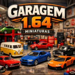 Garagem 1/64 miniaturas