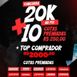 "A CHANCE DE GANHAR R$20 MIL POR APENAS 16 CENTAVOS! PARTICICE!"💸