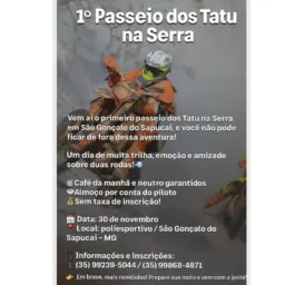 1°- Passeio Dos Tatus 👊💥