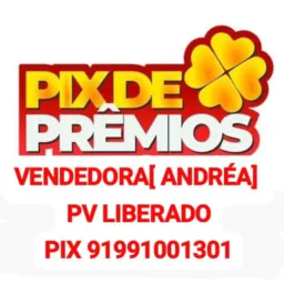 Pix de prêmios vendedora Andrea
