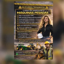Cursos de operador de máquinas pesadas em Nova Rosalândia-to