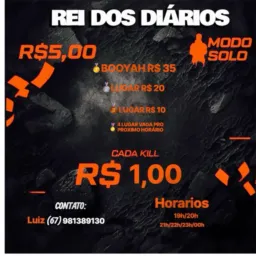 REI DOS DIÁRIOS FREE FIRE