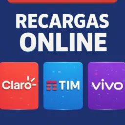 RECARGAS TIM💙claro❤️vivo💜 com desconto 50% OFF