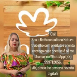 Promoções da natura com a Beth
