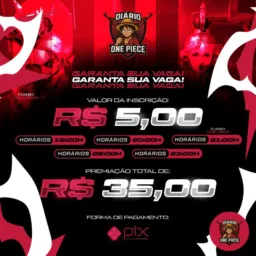 DIÁRIO ON PIECE.. ESTARÁ ON 25/05