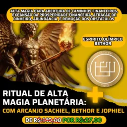RITUAL COLETIVO DE ALTA MAGIA COM ARCANJO SACHIEL