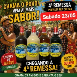 Licor Arraiá do Quiabo