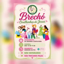 BRECHÓ OVELHINHAS DE JESUS 🐑🛍️🥼👚👖👗🩳👙🥾👟👢👡🩴🩴💍👜