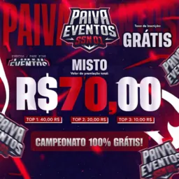 PRÉ-INSCRIÇÃO EVENTO PAIVA
