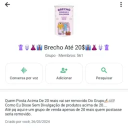 👚👙👗👔 Brecho Até 20$👔👗👙👚