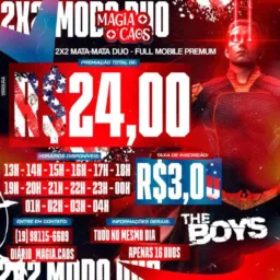 🇺🇸 • 2x2 MATA-MATA DUO M.C 🪄³