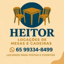 Grupo Heitor Locações | Mesas e cadeiras| 🎉🎊