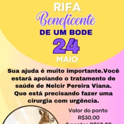 🙏RIFA BENEFICENTE EM PROL DE NELCIR🙌🏻