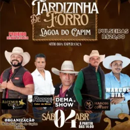 1° Tardezinha de Forró na Lagoa do Capim 2026 💃