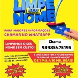 Limpa nome e vendas