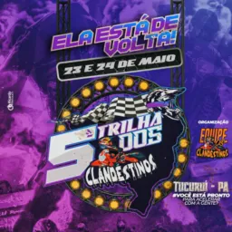 5ª trilha dos clandestinos 23/24 de Maio