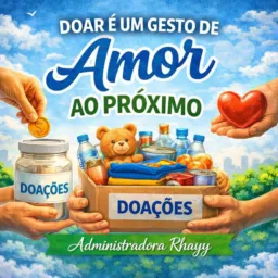Doar é um gesto de amor ao próximo 🫶🏻😍 Rio Verde Goias💚🫂