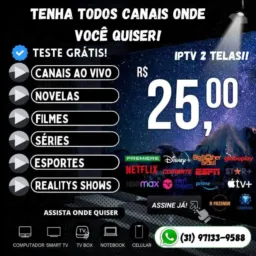 Melhor IPTV por 25 reais