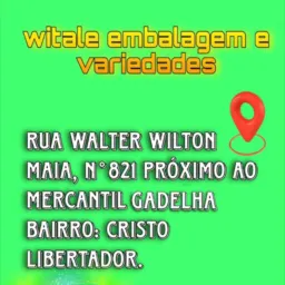 Witale embalagens e variedades.