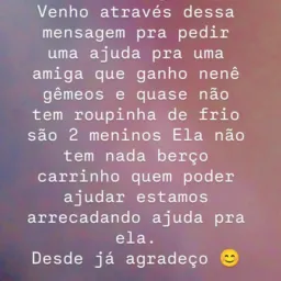 Arrecadação prós gêmeos 5 Meses  ❤️‍🩹🥶