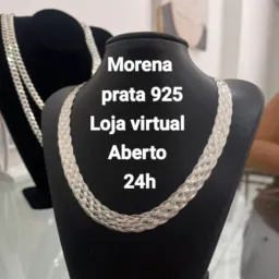🥈 Morena prata 925 joia 💎 legítima 🥈