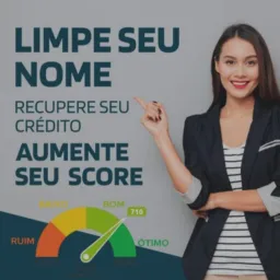 NOME LIMPO MAIS SCORE DE  990 PONTOS